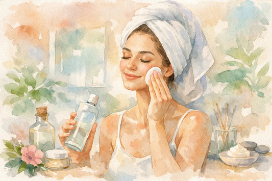 Hautpflegeroutine mit Toner aufbauen