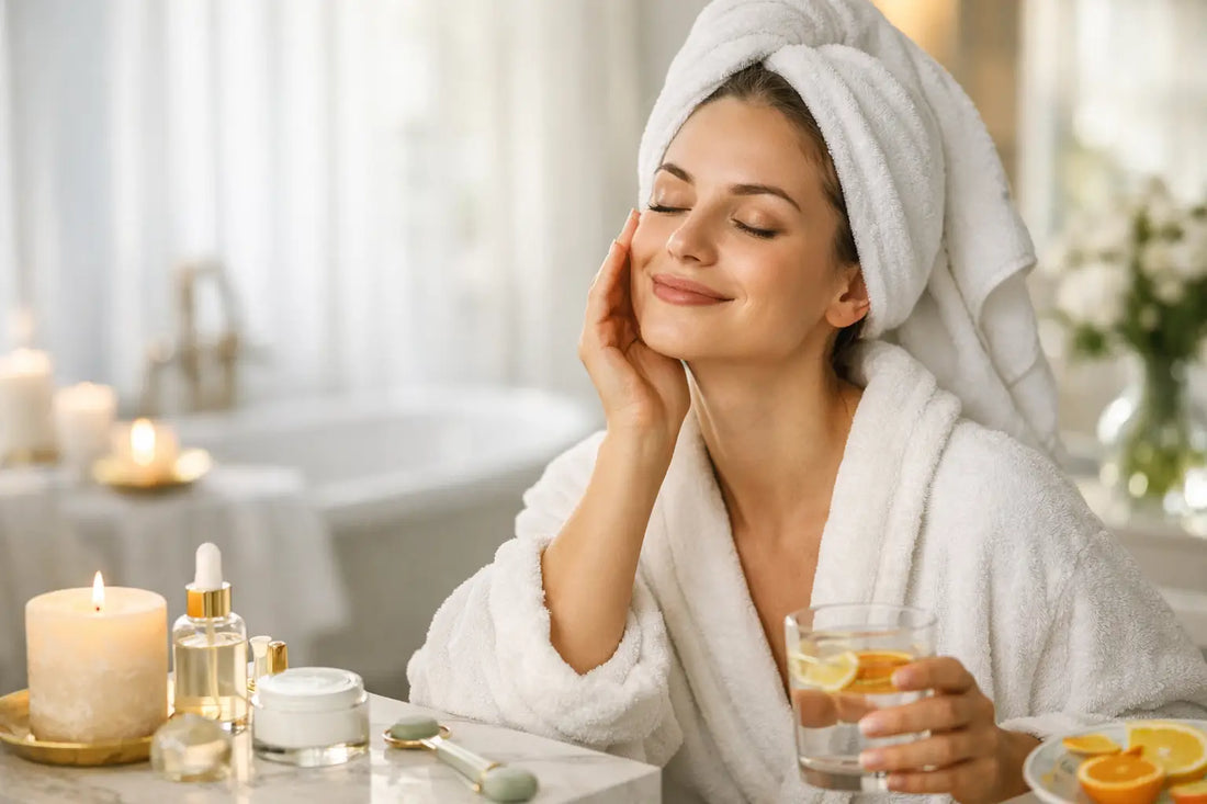 Luxuriöse Morgenroutine für strahlende Haut