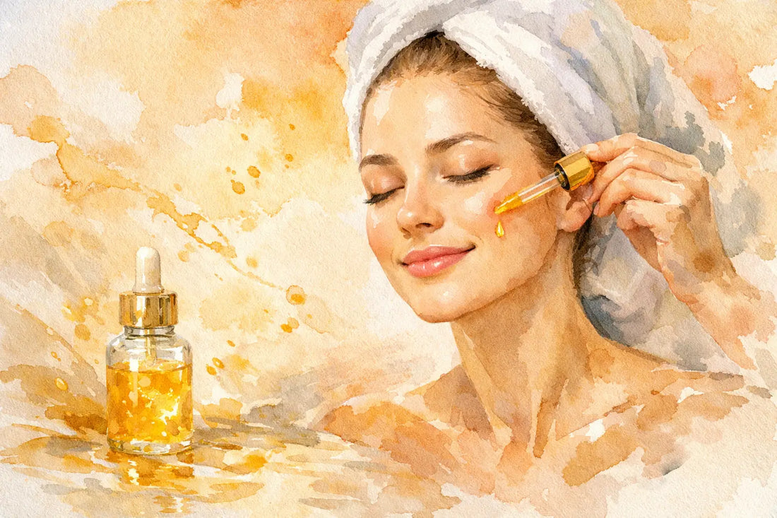 Gold Serum für das Gesicht - lohnt es sich?