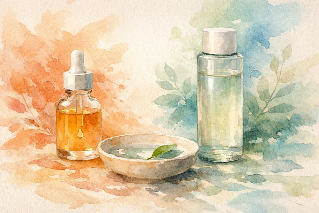 Serum oder Toner - der Unterschied erklärt
