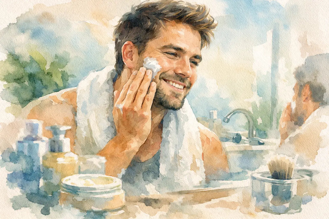 Männer Gesichtspflege Routine richtig aufbauen